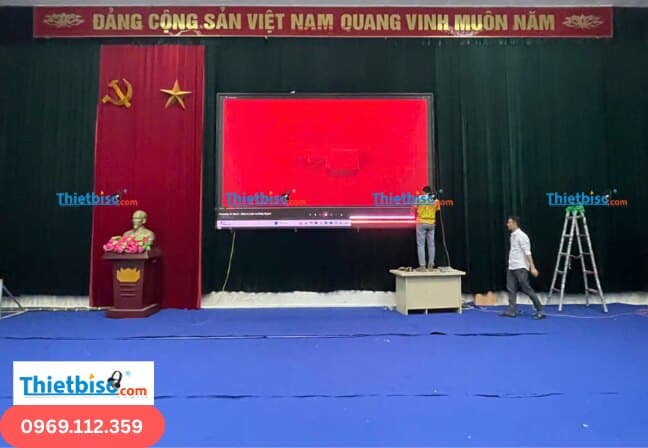 Màn hình LED hiển thị ổn định sau bàn giao