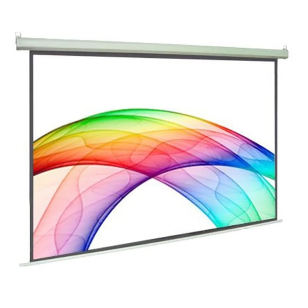 Màn chiếu kéo tay 100 inch 1,78m x 1,78m – ảnh sản phẩm thực tế tại THIETBISO.COM