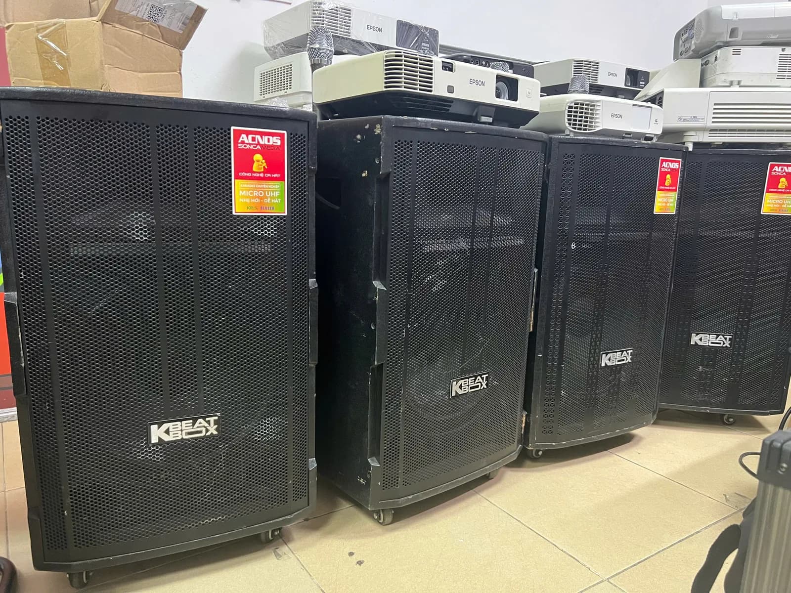 Dàn loa kéo cho thuê tại kho THIETBISO.COM Ba Đình